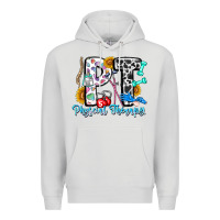 Dove Grey pt therapy Premium Hoodie - CowhideDigitalArt