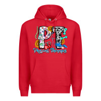 Red pt therapy Premium Hoodie - CowhideDigitalArt