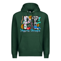 Sports Green pt therapy Premium Hoodie - CowhideDigitalArt