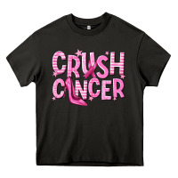 Asphalt crush cancer Heavy Core Tee - NancyCooperArtShop
