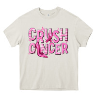 Cream crush cancer Heavy Core Tee - NancyCooperArtShop