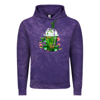 Cloud Purple Western Cactus Cold Frappe Vintage Hoodie - FaDigitalArtStudio