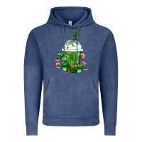 Western Cactus Cold Frappe Vintage Hoodie | Teevron