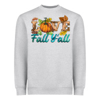 Heather Grey love fall y'all Heavyweight Sweatshirt - BarkalooDesign
