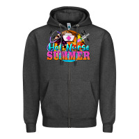 Charcoal Heather hot nurse summer Zipper Hoodie - BarkalooDesign