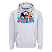Heather Grey hot nurse summer Zipper Hoodie - BarkalooDesign