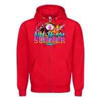 Red hot nurse summer Zipper Hoodie - BarkalooDesign