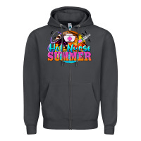 Smoke hot nurse summer Zipper Hoodie - BarkalooDesign