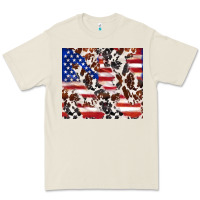Bone cowhide amerikan flag Premium Tee - TumblerDesignByShophia
