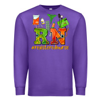 Purple registered nurse juneteenth Premium Sweatshirt - AdoDesignShop