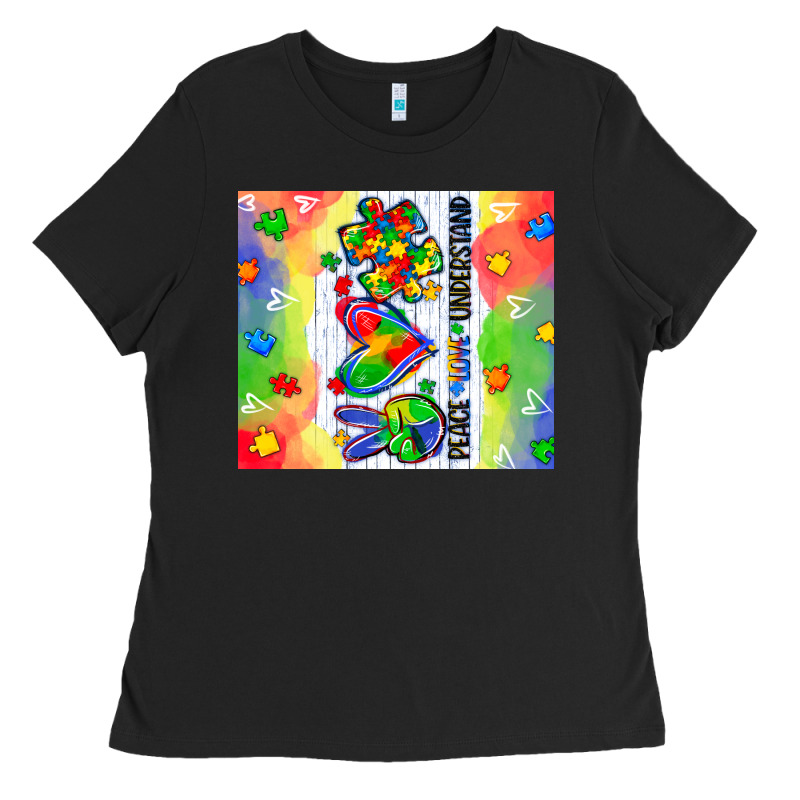 Peace Love Understand Ladies Tee by CowGirlArtShop | Teevron