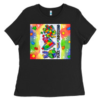 Black peace love understand Ladies Tee - CowGirlArtShop