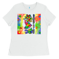 White peace love understand Ladies Tee - CowGirlArtShop