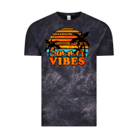 Cloud Black Summer Vibes Vintage Tee - Jasminsmagicworld