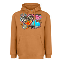 Meerkat western leopard  racing  hearts Heavyweight Hoodie - AdoDesignShop