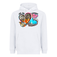 White western leopard  racing  hearts Heavyweight Hoodie - AdoDesignShop
