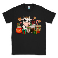 Black cow coffee cups christmas Classic Tee - CowGirlArtShop