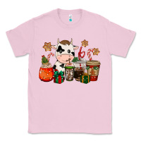Bubblegum Pink cow coffee cups christmas Classic Tee - CowGirlArtShop