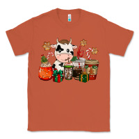 Copper cow coffee cups christmas Classic Tee - CowGirlArtShop