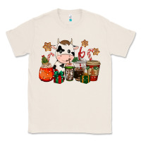 Natural cow coffee cups christmas Classic Tee - CowGirlArtShop