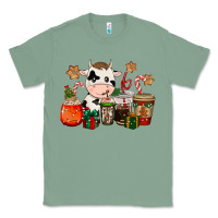 Sage cow coffee cups christmas Classic Tee - CowGirlArtShop