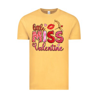 Vintage Mustard little miss valentine Vintage Tee - OliviaCreatesArt