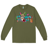 Army Green Mexican mama Mother's Day Long Sleeve Tee - FaDigitalArtStudio