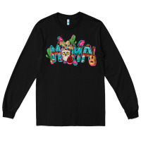 Black Mexican mama Mother's Day Long Sleeve Tee - FaDigitalArtStudio