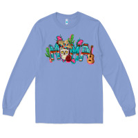 Colony Blue Mexican mama Mother's Day Long Sleeve Tee - FaDigitalArtStudio