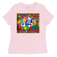 Bubblegum Pink think before you judge Ladies Tee - CowGirlArtShop
