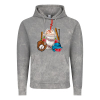 Cloud Rock Baseball Frappe Coffee Vintage Hoodie - FaDigitalArtStudio