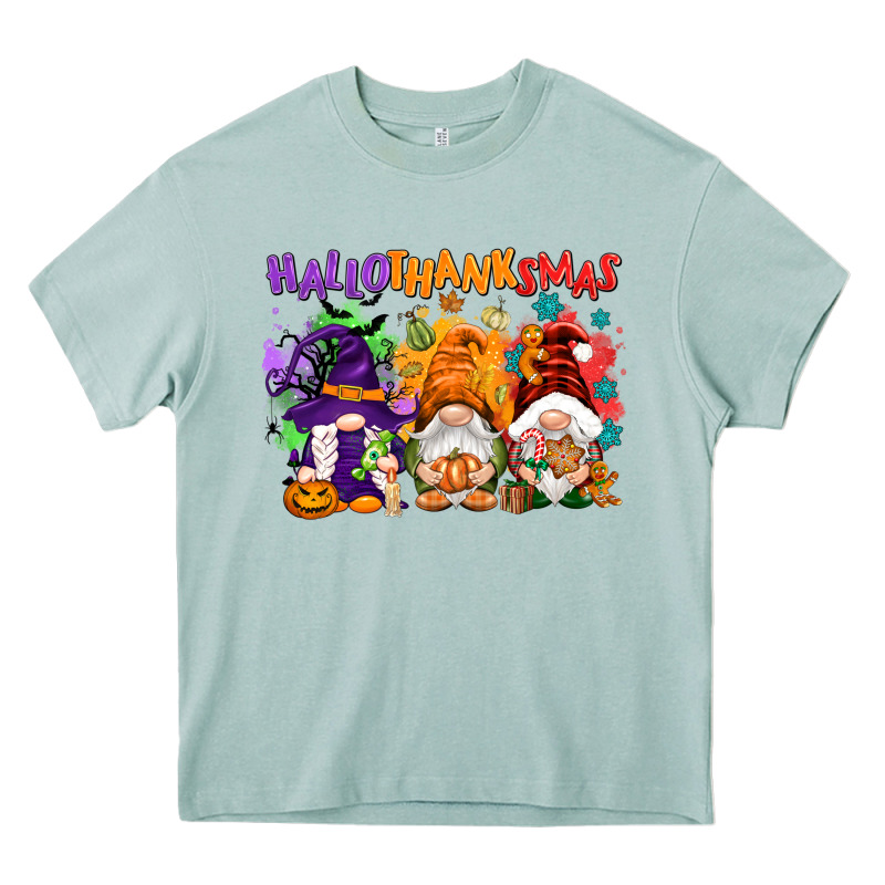 Hallothanksmas Gnomes Heavy Core Tee by NancyCooperArtShop | Teevron