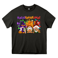 Asphalt Hallothanksmas gnomes Heavy Core Tee - NancyCooperArtShop