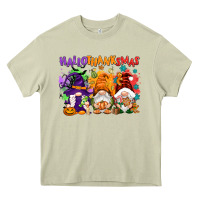 Mossy Hallothanksmas gnomes Heavy Core Tee - NancyCooperArtShop