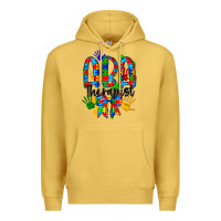 Antique Gold aba therapist Premium Hoodie - CowhideDigitalArt