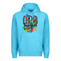 Ocean Blue aba therapist Premium Hoodie - CowhideDigitalArt