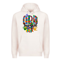 Pale Pink aba therapist Premium Hoodie - CowhideDigitalArt