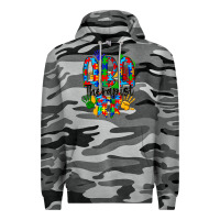 Slate Camo aba therapist Premium Hoodie - CowhideDigitalArt