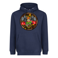 Navy race coasters Heavyweight Hoodie - AdoDesignShop