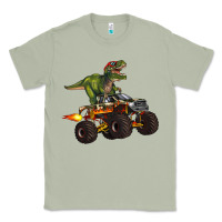 Matcha monster truck and t rex dinosaur Classic Tee - Artiststas