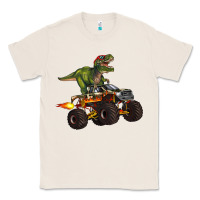 Monster Truck And T Rex Dinosaur Classic Tee | Teevron