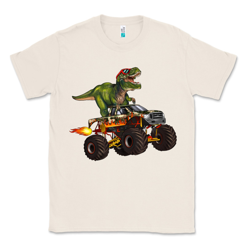 Monster Truck And T Rex Dinosaur Classic Tee by Artiststas | Teevron