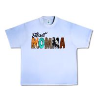 Grape Ice Blessed Momma Urban Heavy Tee - CowCowDesign