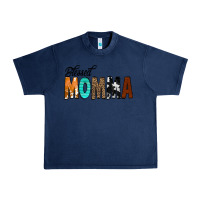 Navy Blessed Momma Urban Heavy Tee - CowCowDesign