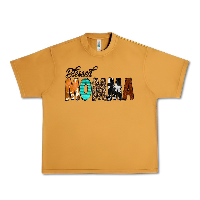 Blessed Momma Urban Heavy Tee by CowCowDesign | Teevron