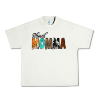 Pistachio Blessed Momma Urban Heavy Tee - CowCowDesign
