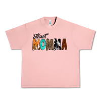 Salmon Blessed Momma Urban Heavy Tee - CowCowDesign