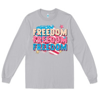 Moon Dust Freedom freedom freedom Long Sleeve Tee - FaDigitalArtStudio