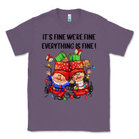Lavender its fine were fine everything is fine Classic Tee - CowGirlArtShop