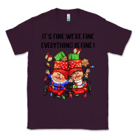 Plum its fine were fine everything is fine Classic Tee - CowGirlArtShop